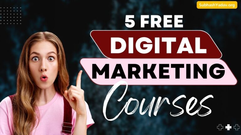 5 Free Digital Marketing Courses to Boost Your Skills