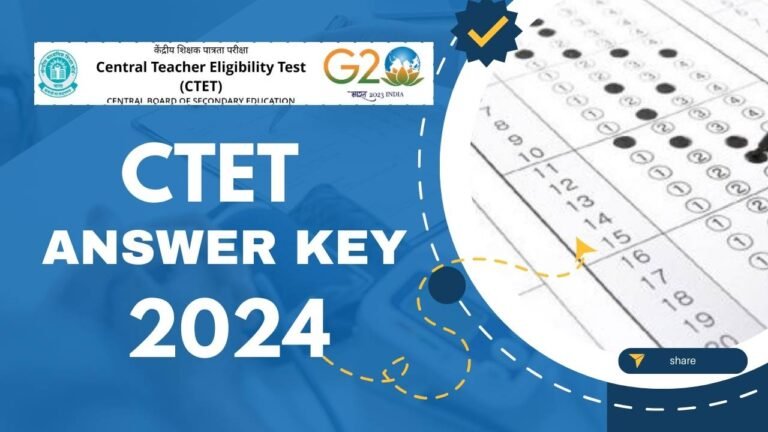 CTET Answer Key 2024