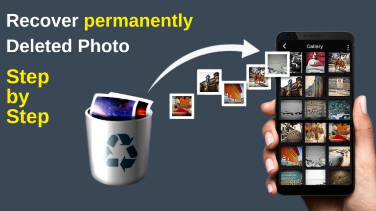 how to recover delete photo